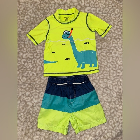 18mo. Carter’s Rash Guard Swim Bundle - Picture 5 of 7